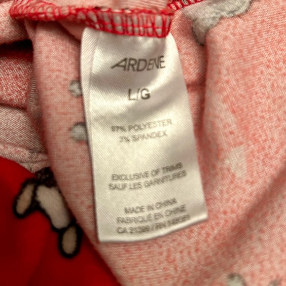 Pug Pyjamas Red Soft Jogger Style - Picture 6 of 6